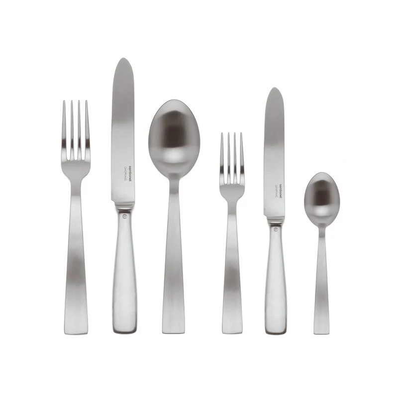 Gio Ponti Servizio Tavola In Acciaio Inox - Set 72 Pz