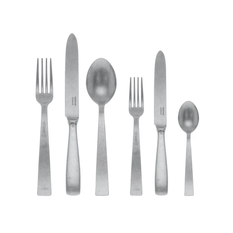 Gio Ponti Servizio Tavola In Acciaio Inox - Set 72 Pz