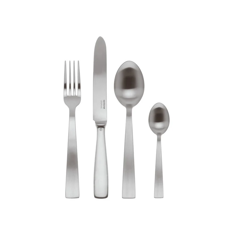 Gio Ponti Servizio Tavola In Acciaio Inox - Set 24 Pz