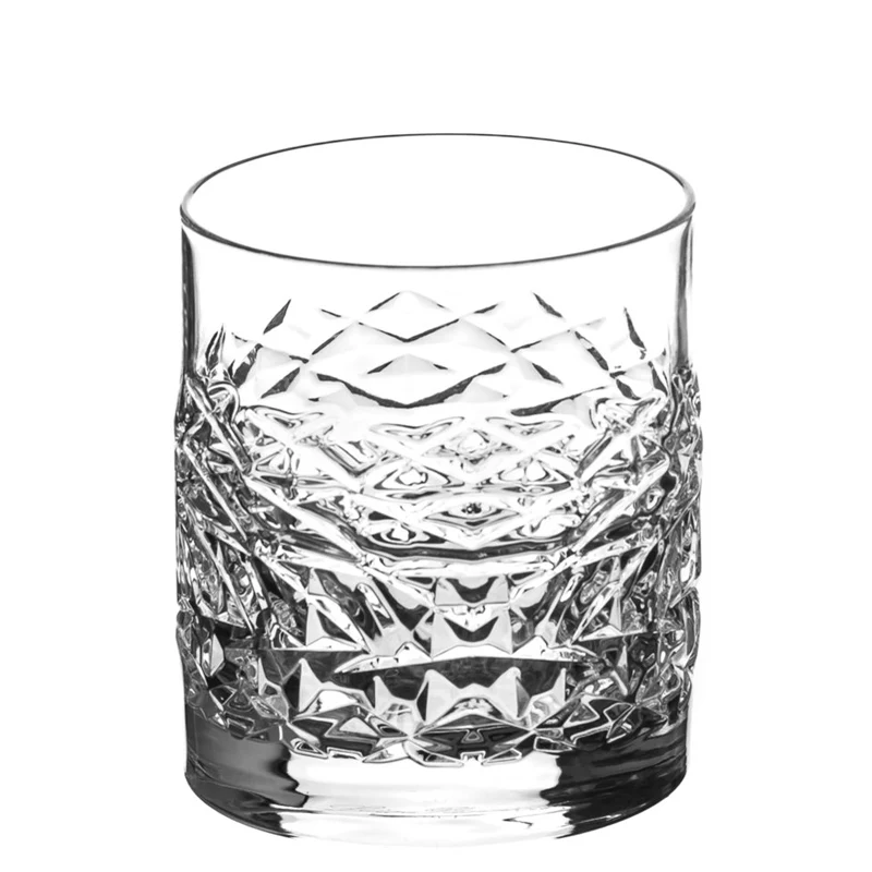 38 cl - Mixology Bicchiere Whisky in Vetro - Set 6 Pezzi