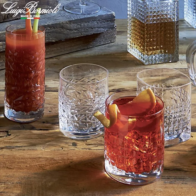 38 cl - Mixology Bicchiere Whisky in Vetro - Set 6 Pezzi