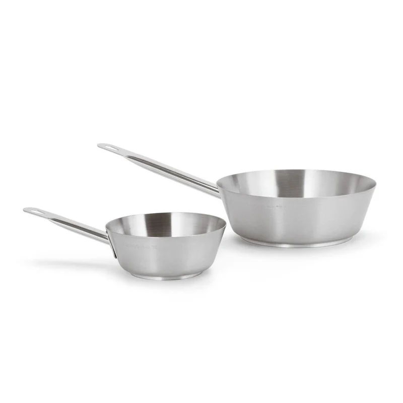 Series 1100 Grand Gourmet Casseruola Bassa Conica Con Manico In Acciaio Inox