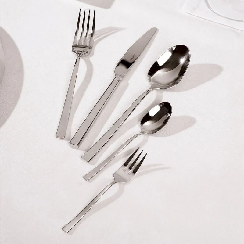 Rock Servizio Posate In Acciaio Inox - Set 60 Pz
