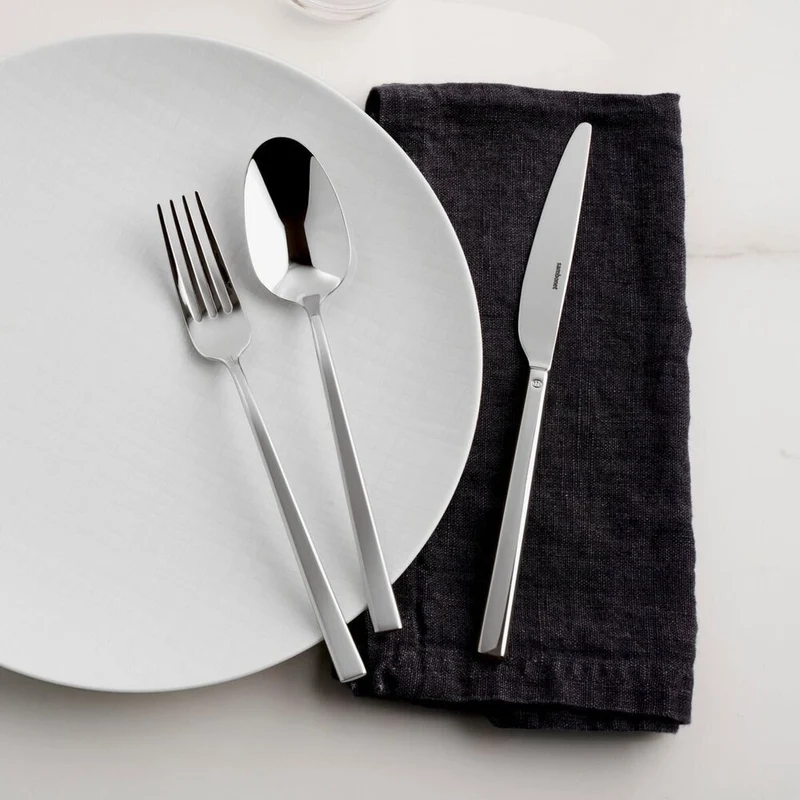 Rock Servizio Posate In Acciaio Inox - Set 60 Pz