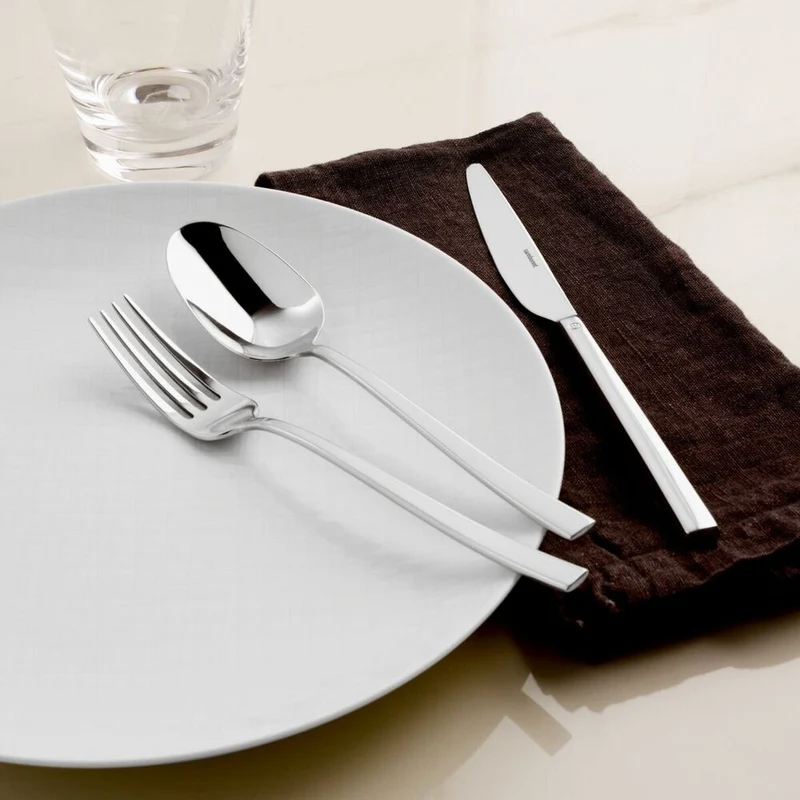 Rock Servizio Posate In Acciaio Inox - Set 60 Pz