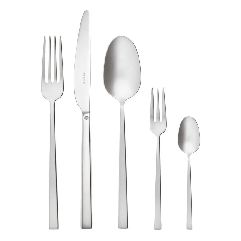Rock Servizio Posate In Acciaio Inox - Set 60 Pz