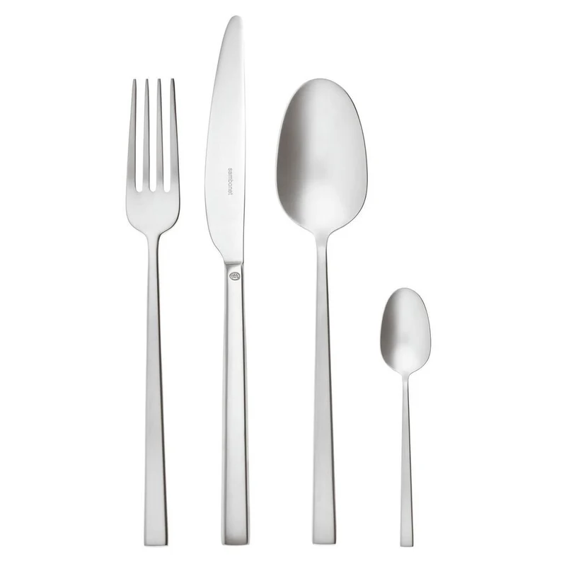 Rock Servizio Posate In Acciaio Inox - Set 24 Pz
