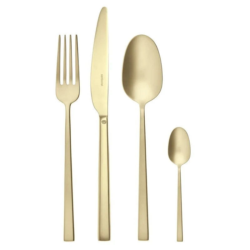 Rock Servizio Posate In Acciaio Inox - Set 24 Pz