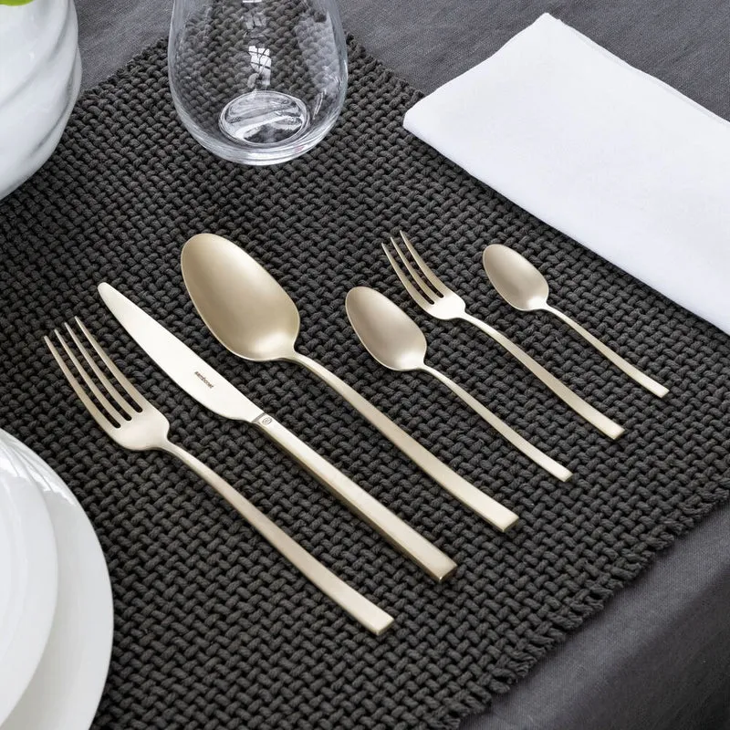 Rock Servizio Posate In Acciaio Inox - Set 24 Pz