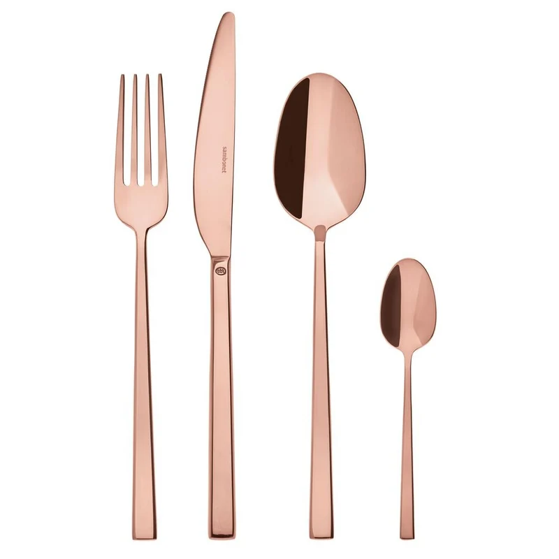 Rock Servizio Posate In Acciaio Inox - Set 24 Pz