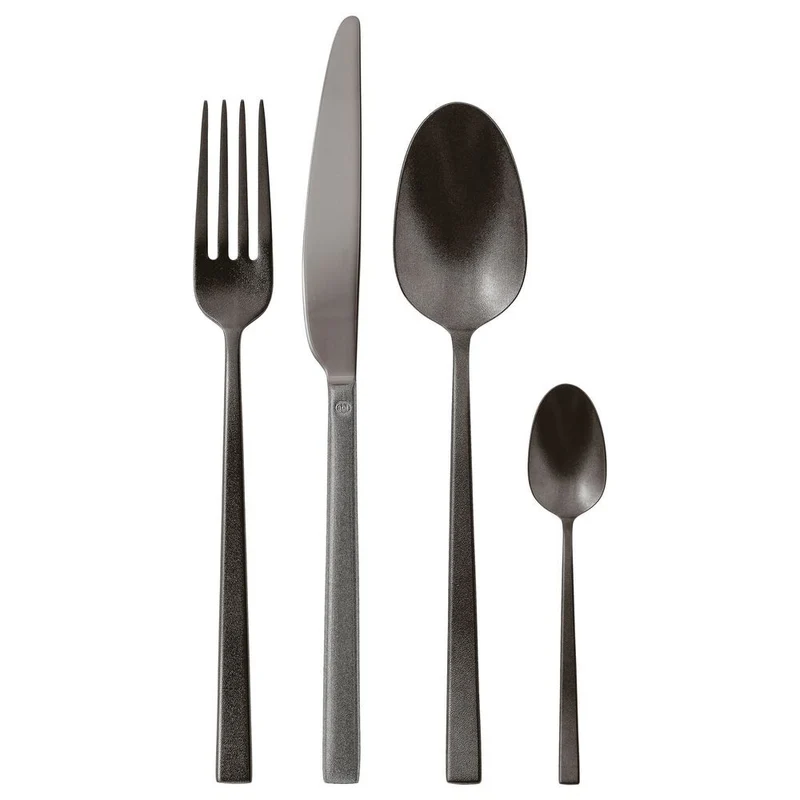Rock Servizio Posate In Acciaio Inox - Set 24 Pz