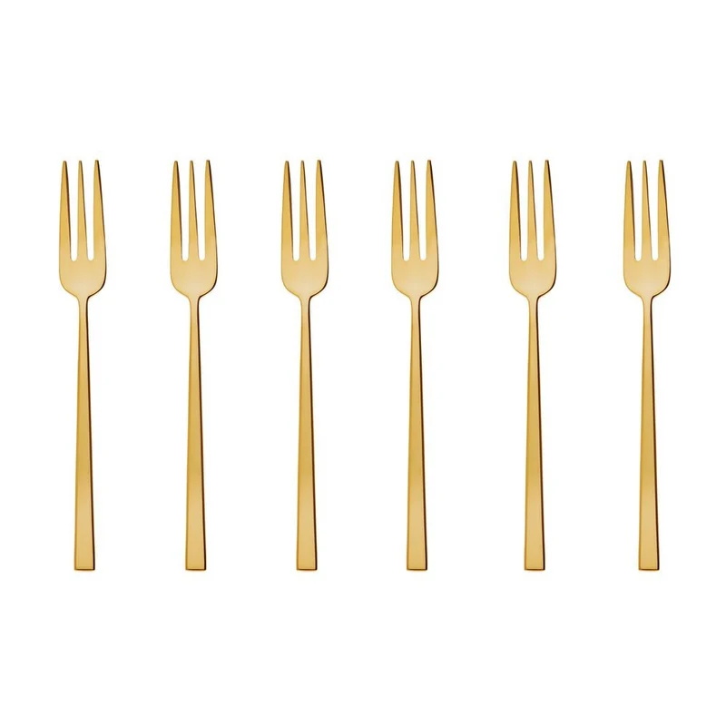 Rock Forchettina Dolce In Acciaio Inox - Set 6 Pz