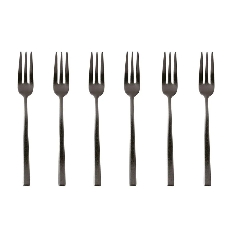 Rock Forchettina Dolce In Acciaio Inox - Set 6 Pz