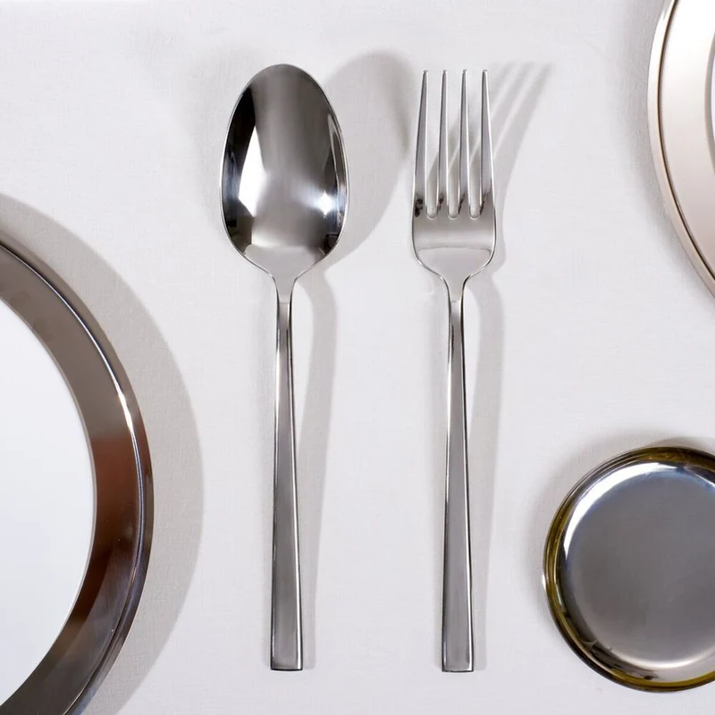 Rock Posate Servire In Acciaio Inox - Set 2 Pz