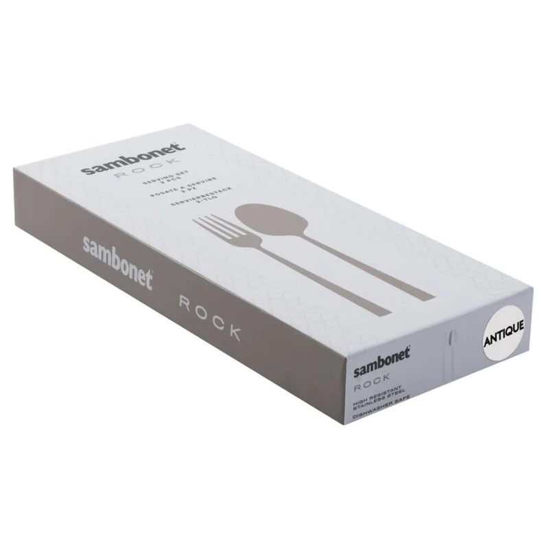Rock Posate Servire In Acciaio Inox - Set 2 Pz