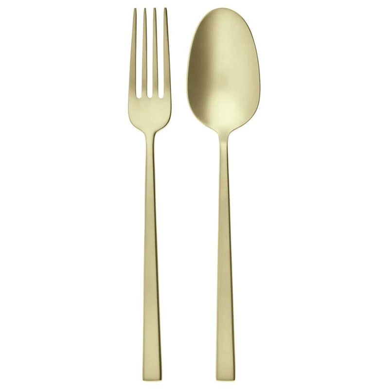 Rock Posate Servire In Acciaio Inox - Set 2 Pz