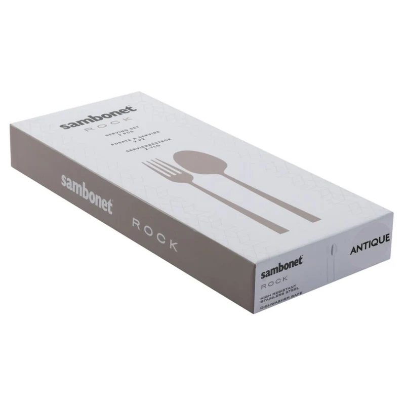 Rock Posate Servire In Acciaio Inox - Set 2 Pz