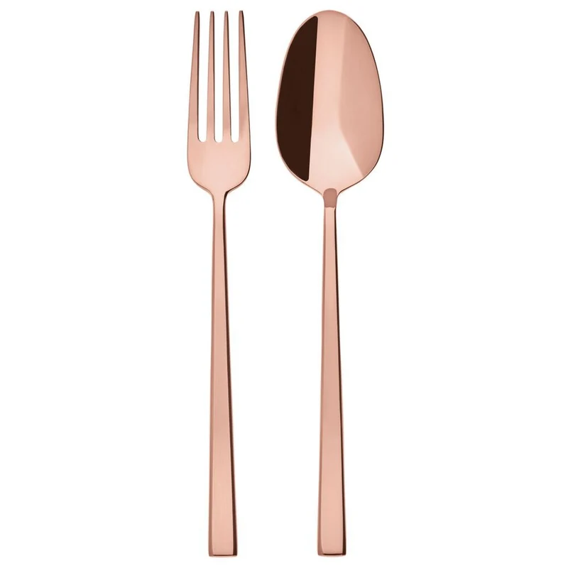 Rock Posate Servire In Acciaio Inox - Set 2 Pz