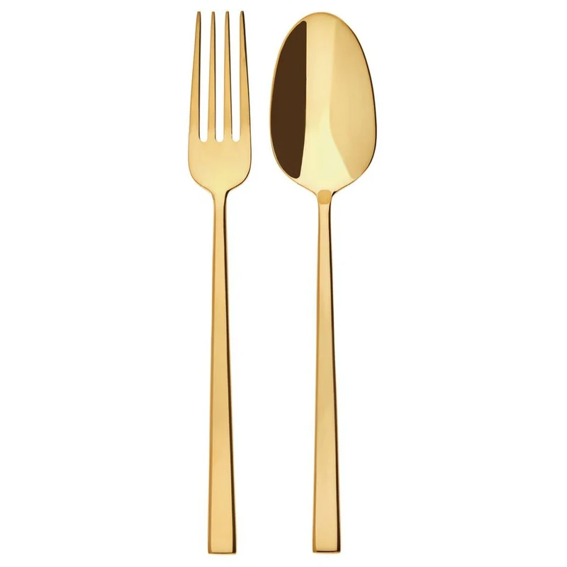 Rock Posate Servire In Acciaio Inox - Set 2 Pz