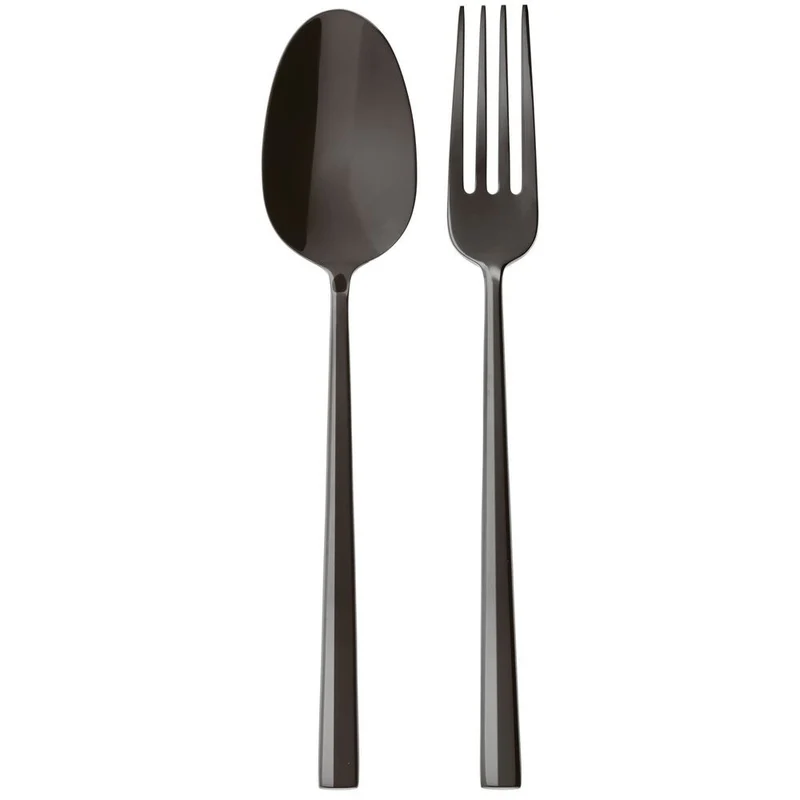 Rock Posate Servire In Acciaio Inox - Set 2 Pz