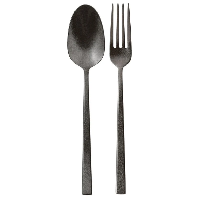 Rock Posate Servire In Acciaio Inox - Set 2 Pz