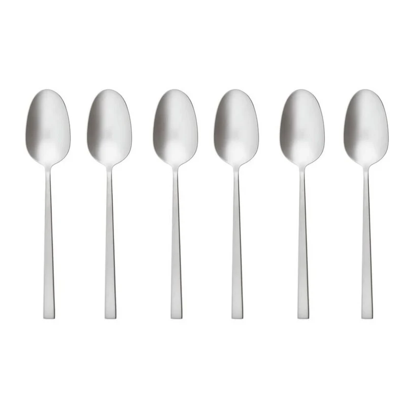 Rock Cucchiaini Caffè In Acciaio Inox - Set 6 Pz