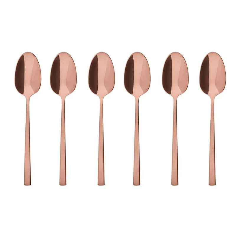 Rock Cucchiaini Caffè In Acciaio Inox - Set 6 Pz
