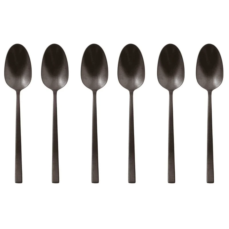 Rock Cucchiaini Tè In Acciaio Inox - Set 6 Pz