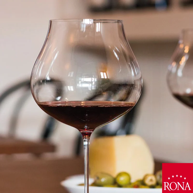 90 cl - Umana Calice Degustazione I Vini Rossi Da Vitigni Coloranti e Tintorei in Vetro - Set 2 Pz