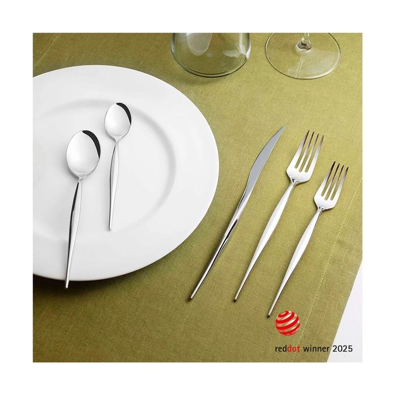 Natura Servizio Posate In Acciaio Inox 18/10 - Set 24 Pz