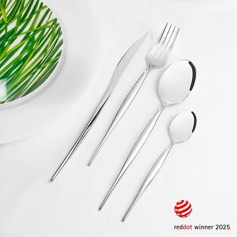 Natura Servizio Posate In Acciaio Inox 18/10 - Set 24 Pz