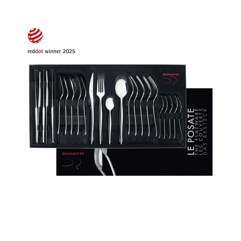 Natura Servizio Posate In Acciaio Inox 18/10 - Set 24 Pz