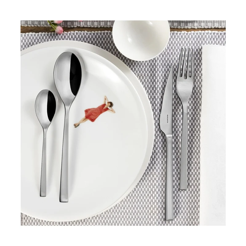 Goccia Servizio Posate In Acciaio Inox 18/10 - Set 24 Pz