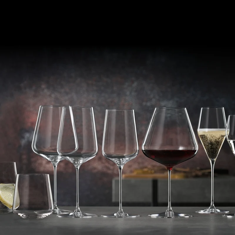25 cl - Definition Calice Flute Champagne In Vetro Cristallino - Set 2 Pz