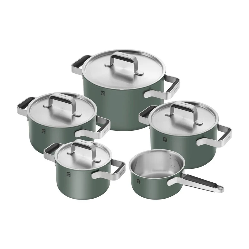 Pure Set Pentole e Padelle In Acciaio Inox 18/10
