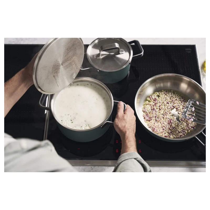 Pure Set Pentole e Padelle In Acciaio Inox 18/10