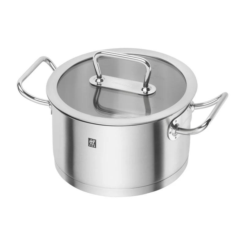Pro Batteria Pentole In Acciaio Inox 18/10 - Set 5 Pz