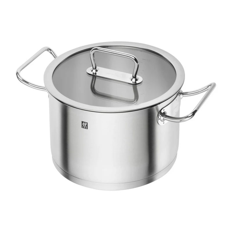 Pro Batteria Pentole In Acciaio Inox 18/10 - Set 5 Pz