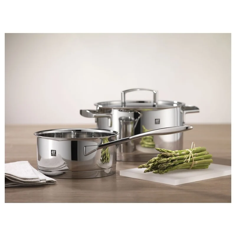 Passion Batteria Pentole In Acciaio Inox 18/10 - Set 5 Pz