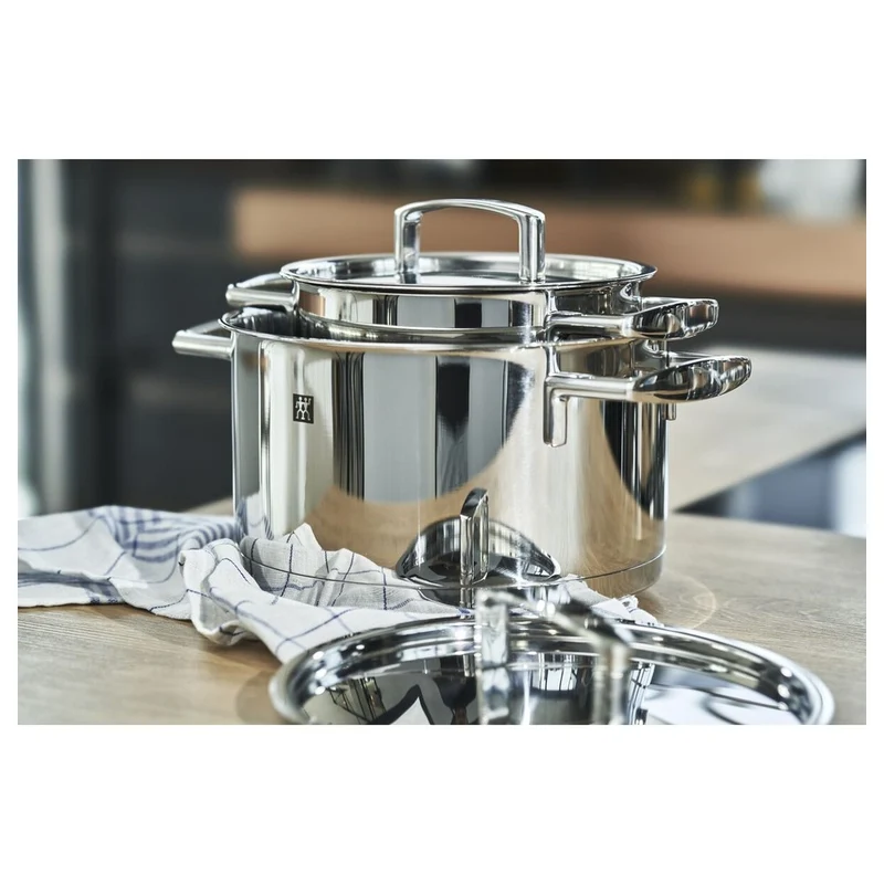 Passion Batteria Pentole In Acciaio Inox 18/10 - Set 5 Pz