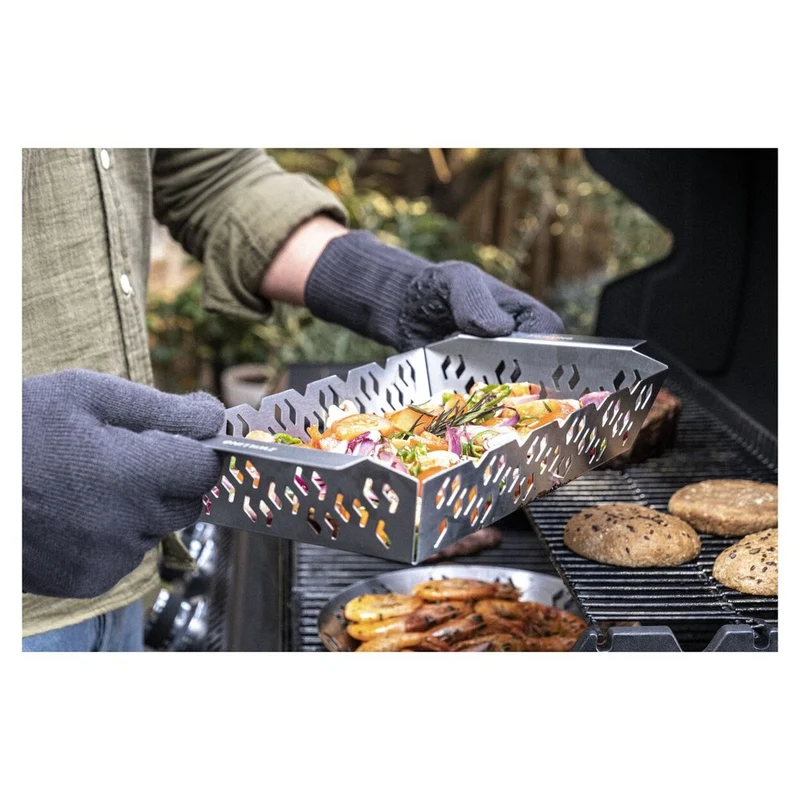 36 cm - BBQ+ Pirofila Barbecue In Acciaio Inox
