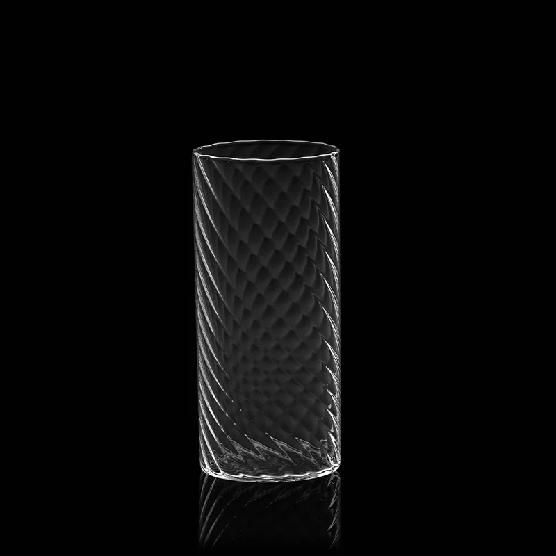 38 cl - Twist Bicchiere Cocktail Highball Soffiato a Bocca In Vetro Borosilicato - Set 6 Pz