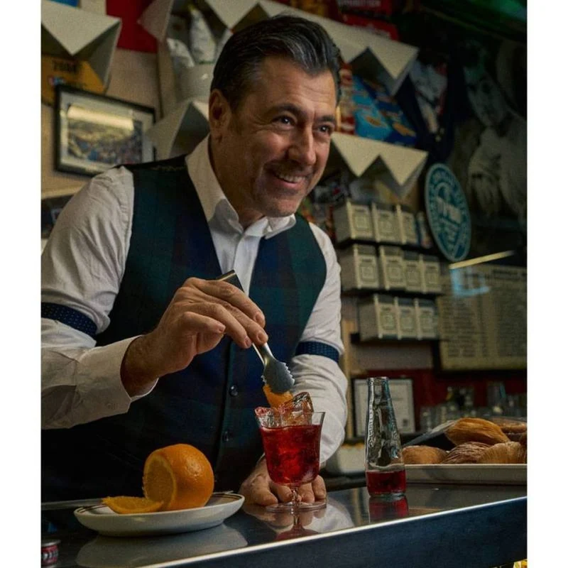 21.8 cl - Roxy Bar Punch Calice Cocktail Soffiato a Bocca In Vetro - Set 6 Pz