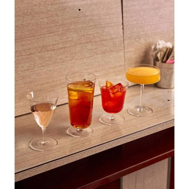 15 cl - Roxy Bar Dry Calice Cocktail Soffiato a Bocca In Vetro - Set 6 Pz