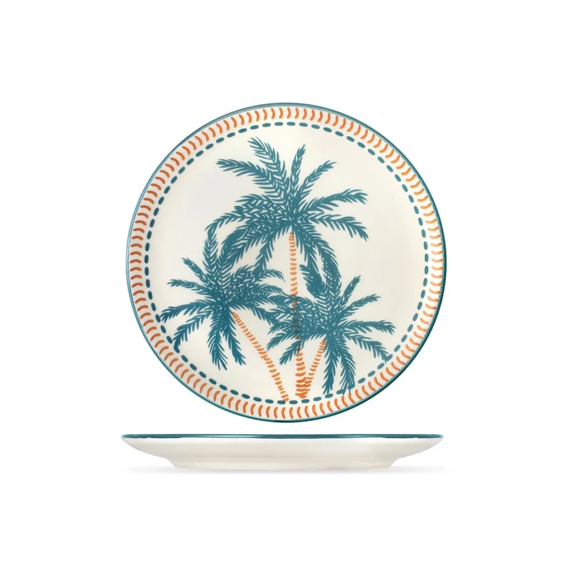 Haiti Servizio Piatti In Stoneware - Set 18 Pz