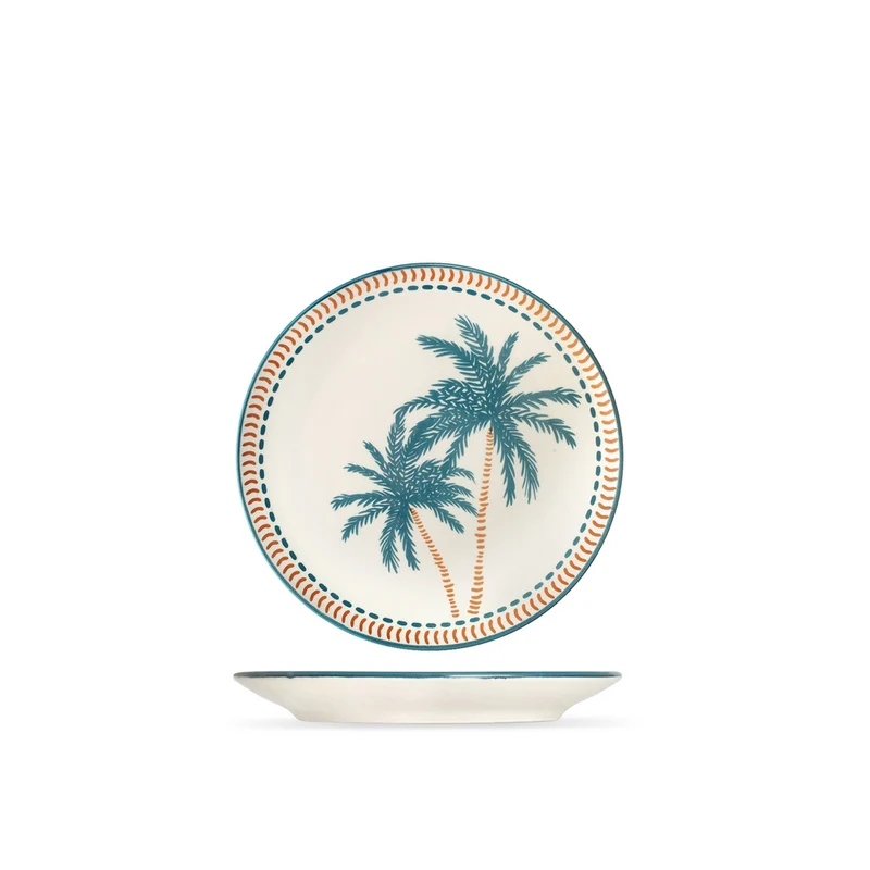 Haiti Servizio Piatti In Stoneware - Set 18 Pz
