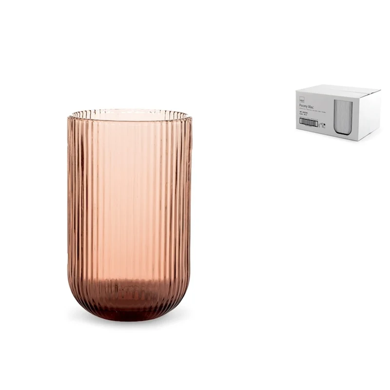 45 cl - Peony Bicchiere Bibita In Vetro - Set 6 Pz