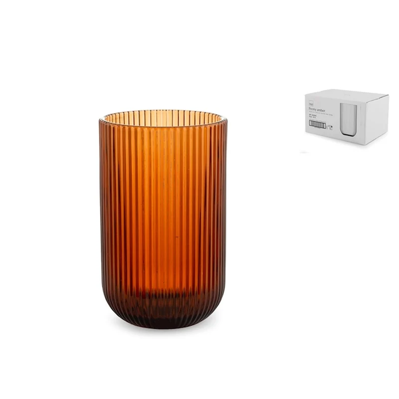 45 cl - Peony Bicchiere Bibita In Vetro - Set 6 Pz