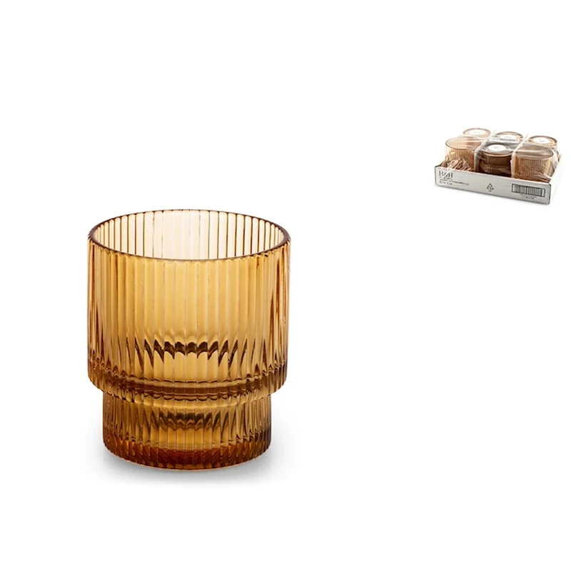 34 cl - Epoque Bicchiere Acqua In Vetro - Set 6 Pz