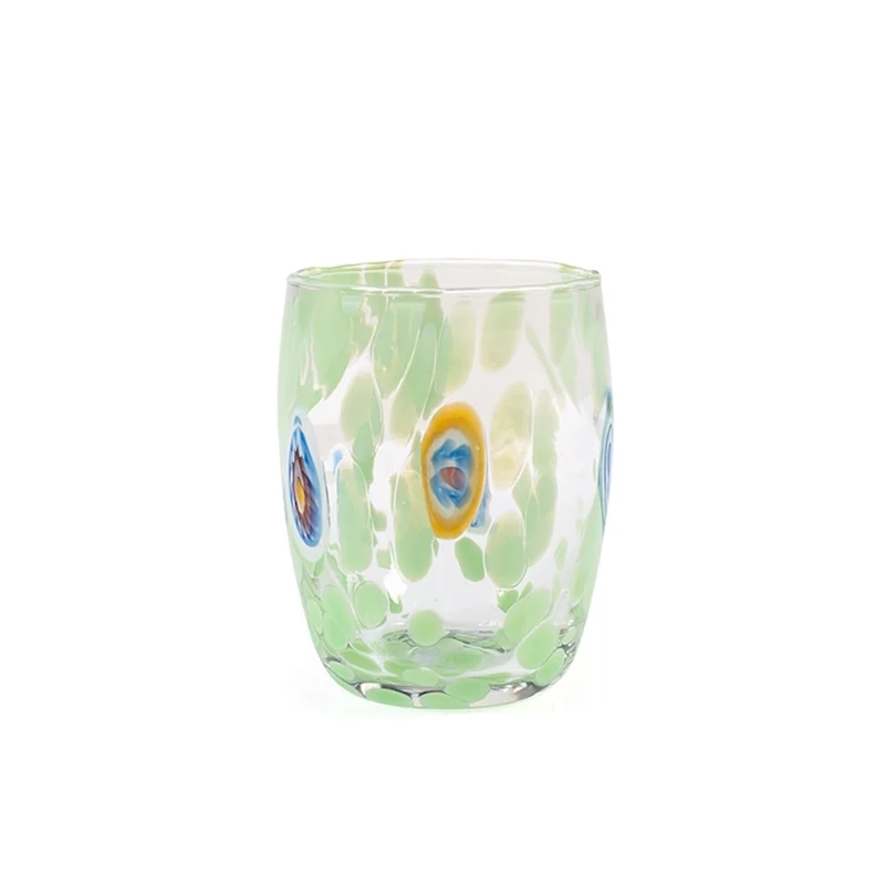 38 cl - Veneziano Bombato Bicchiere Acqua In Vetro - Set 6 Pz